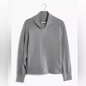 Madewell Garment-Dyed Funnelneck Sweatshirt Small S